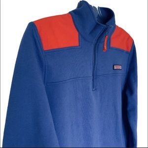 Vineyard Vines Shep Shirt Pullover Blue Red